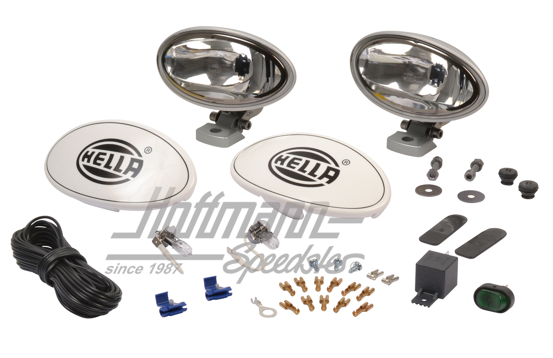 Phare à longue portée, Comet FF 100, Hella | 1FA 007 891-841 | 190-4024