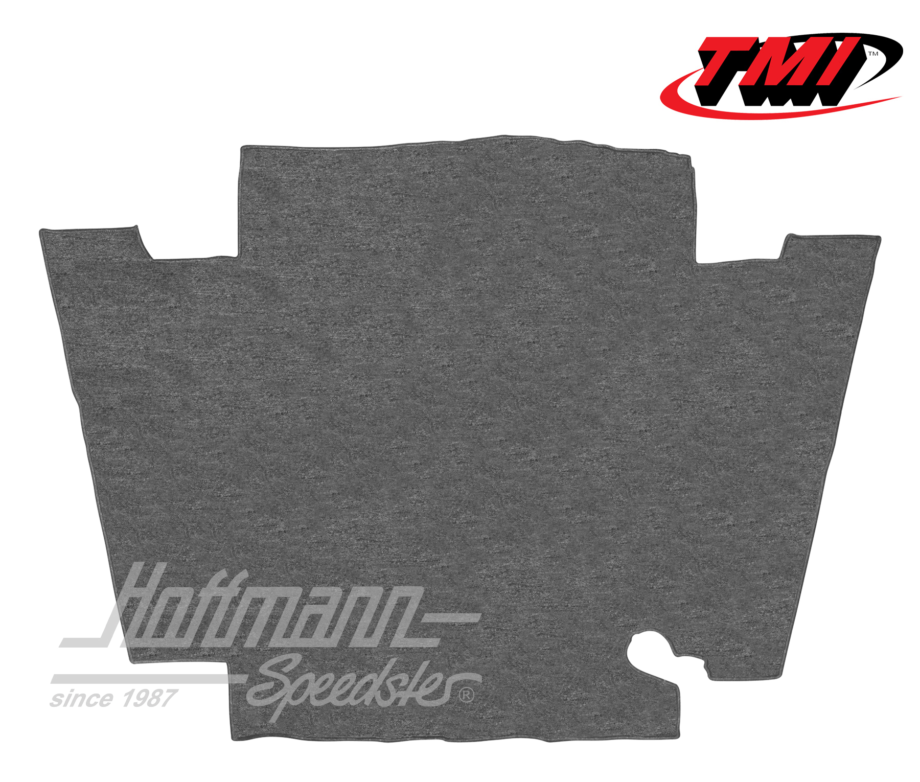 Moquette de coffre, Karmann Ghia, 59-67, noire | 34-T1557-301 | 066-0054-10