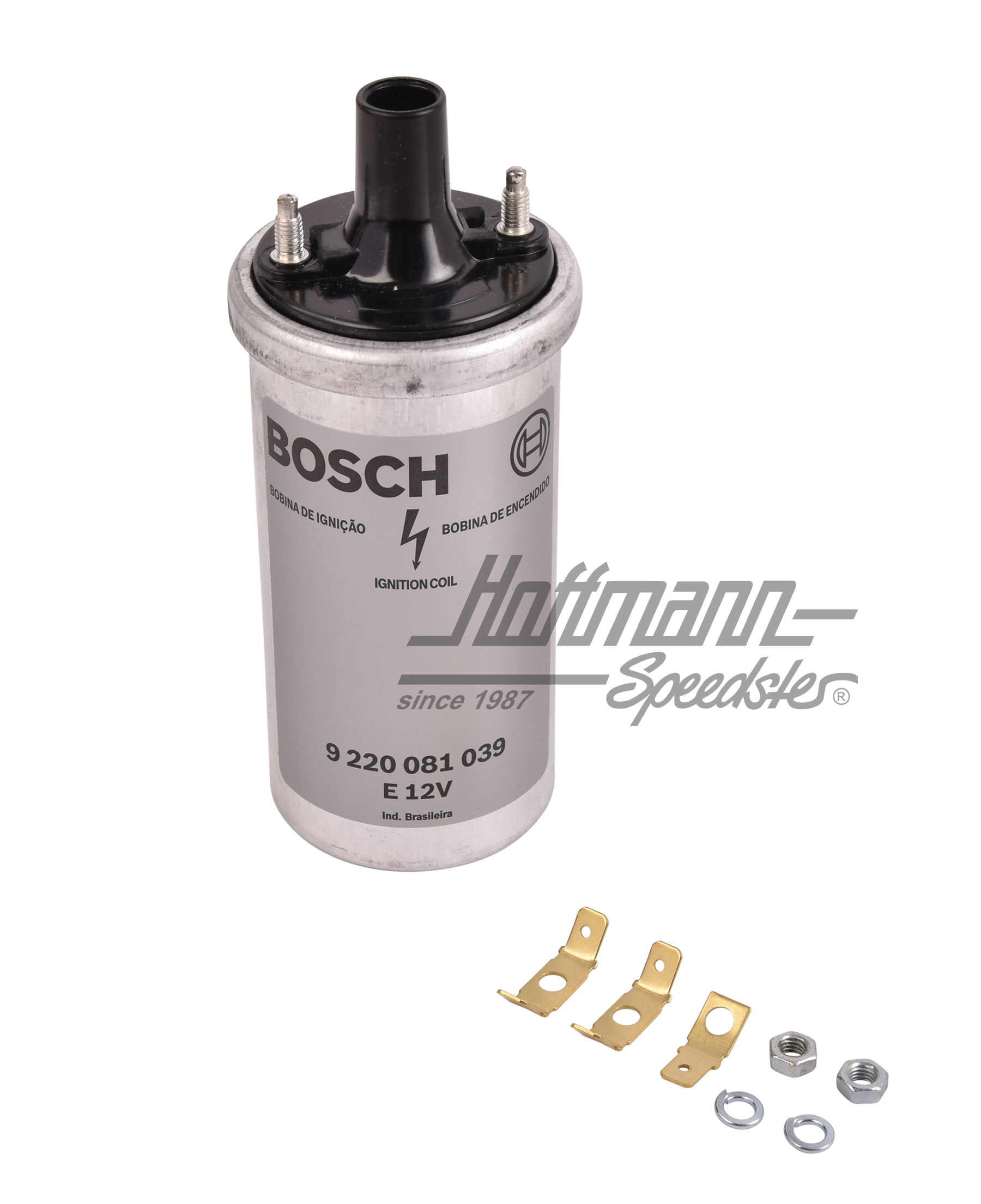 Bobine Bosch, 12 V, 3.0 OHM, "argenté" | 113 905 115 | 020-0400-05