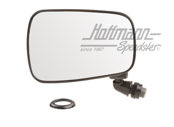 Rétroviseur extérieur, plastique noir, gauche | 113 857 513 DP | 045-9191