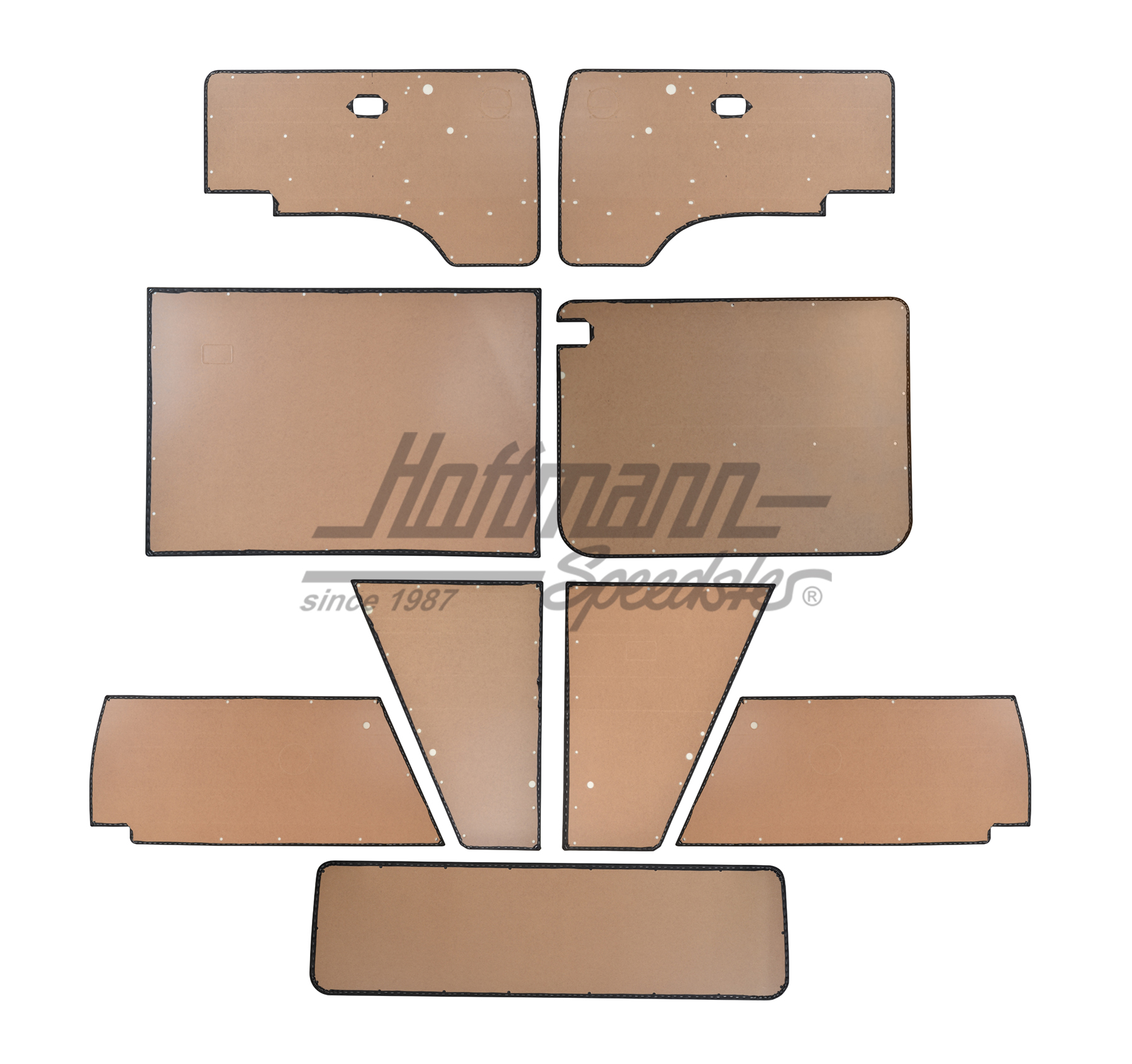 Kit de revêtement, complet, noir, -84                                                               