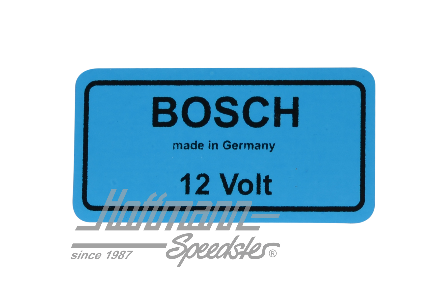Autocollant "12 Volt", bobine, bleu | AC853962 | 021-0194-26