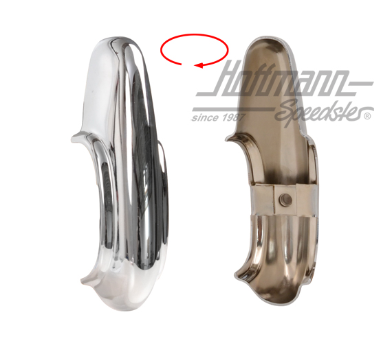 Butoir de pare-choc, Cox split window, .49-9.52,chromé | 113 707 155 | 020-3135-30