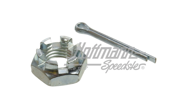 Écrou crénelé, rotule de direction, M12x1.5mm | N  011 212 2 | 020-4387-42