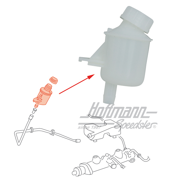 Réservoir de liquide de frein, en haut, 8.68-7.72                                                   