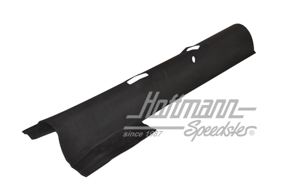 Tapis caoutchouc, tunnel, 55-59, noir                                                               