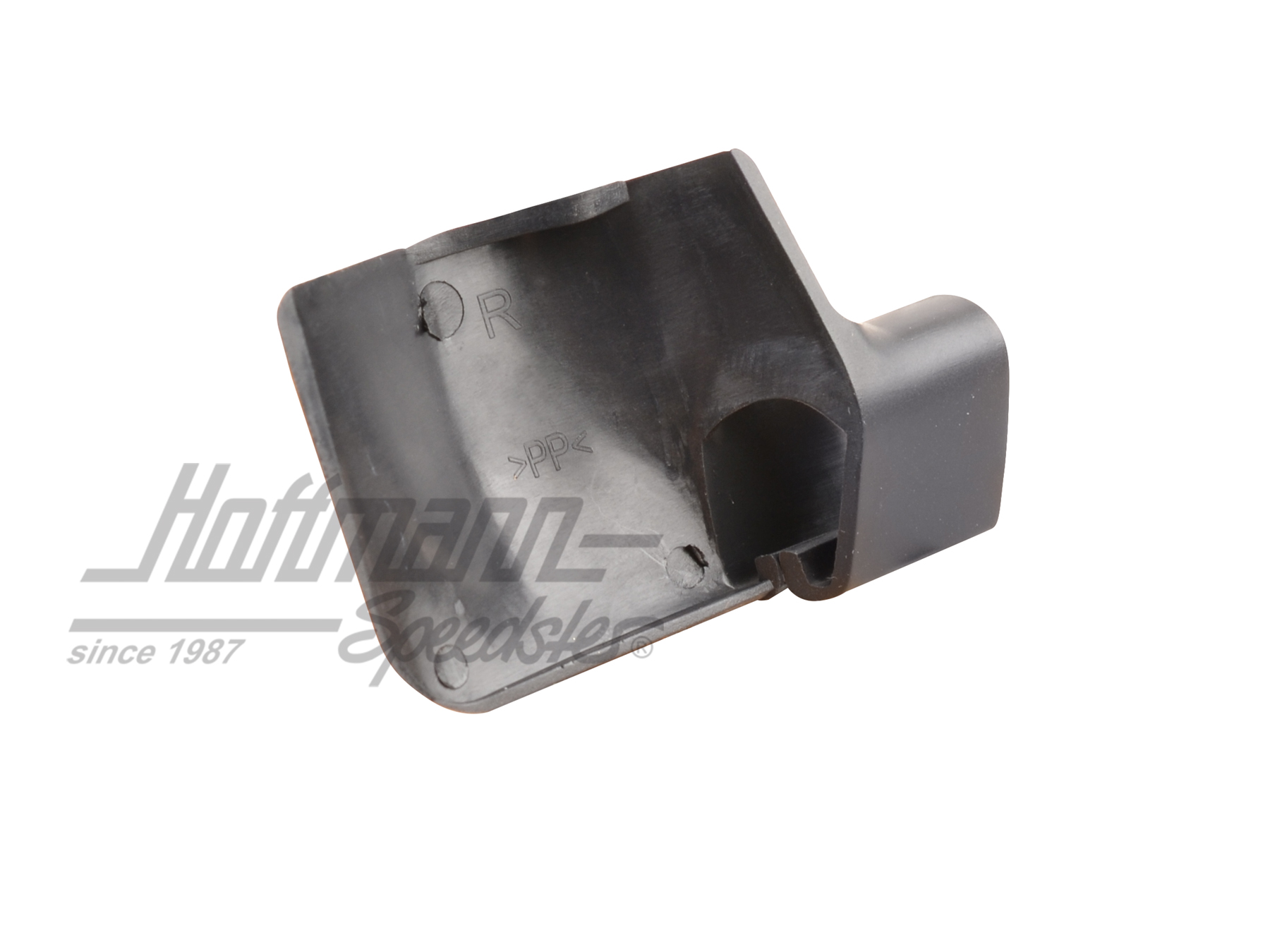 Cache, bourrelet, porte coulissante, droite, noir                                                   