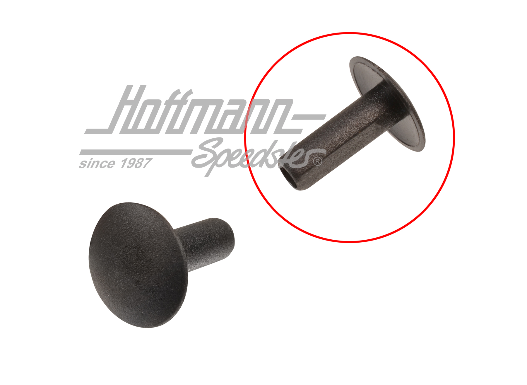 Bouchon, colonne-B, Golf 1, noir | 171 880 747  01C | 180-1920-40