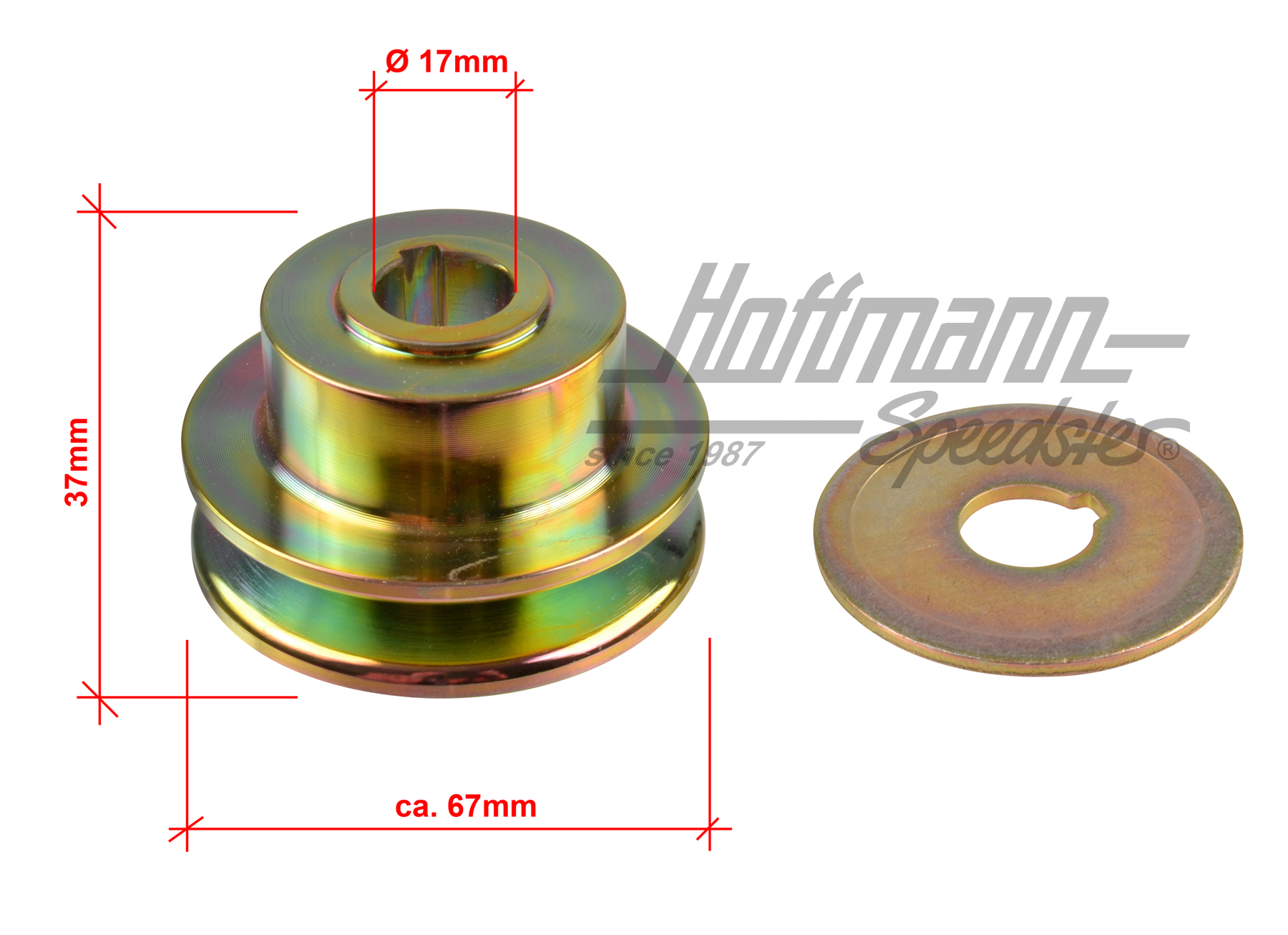 Poulie, alternateur, Diesel, Bosch | 068 903 119 J | 209-0360-10