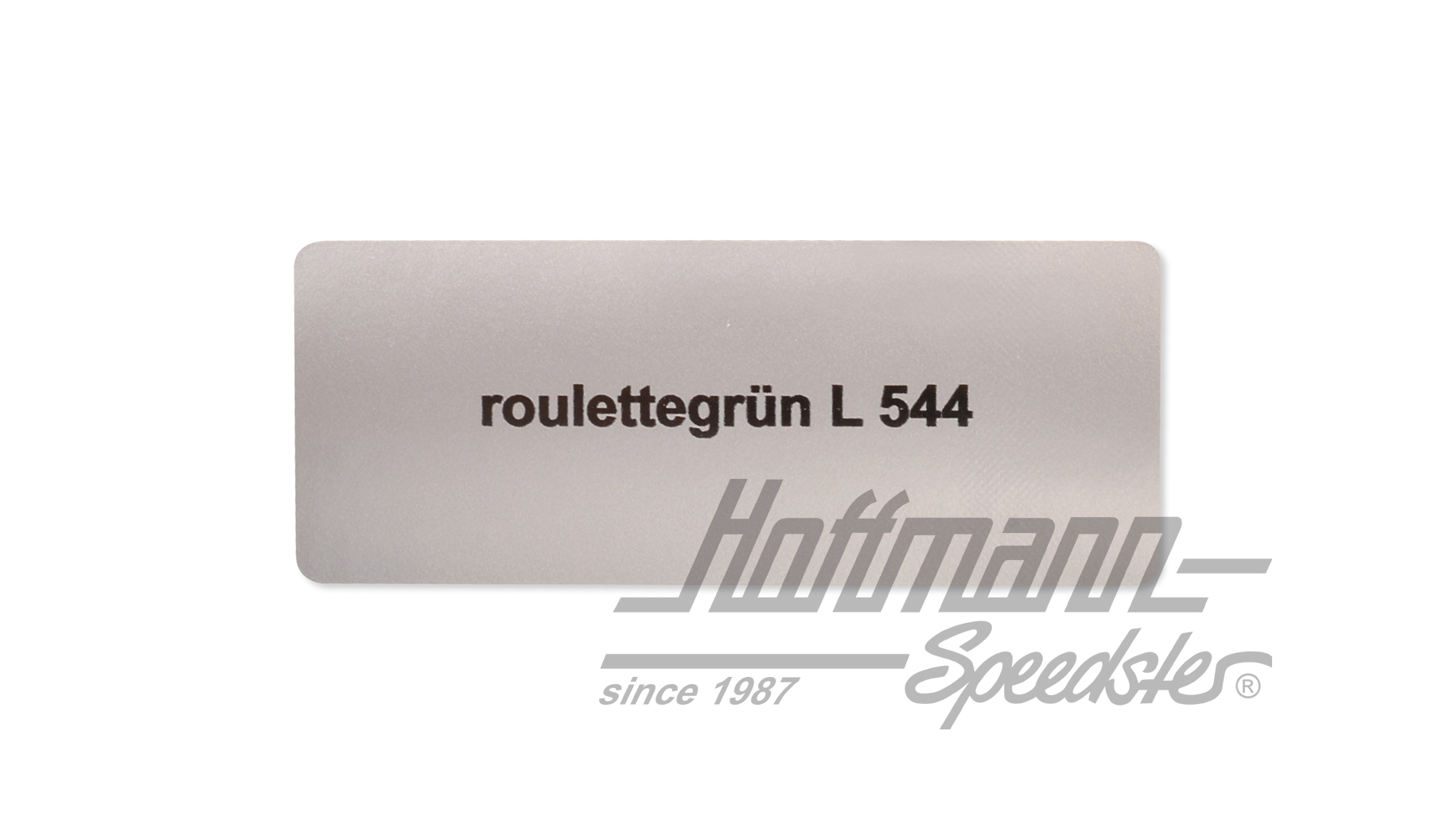 Autocollant, numéro de couleur L544, vert roulette | L544 | 021-0180-14