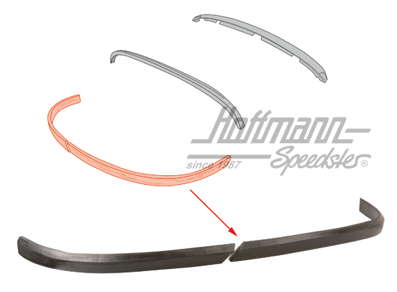 Arceau arrière, sous lunette arrière, -.67 | 141-911L/R | 060-4100-21