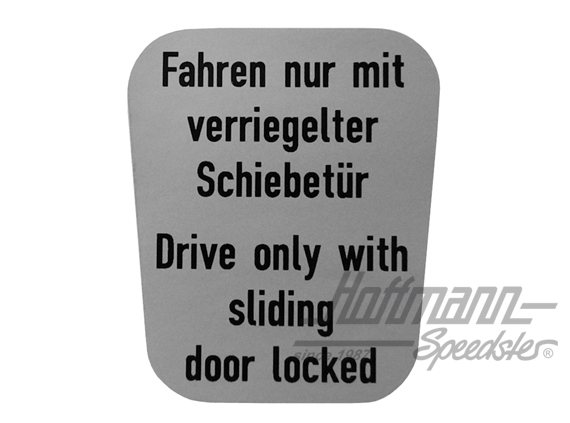 Autocollant "Porte coulissante" |  | 021-0185-20