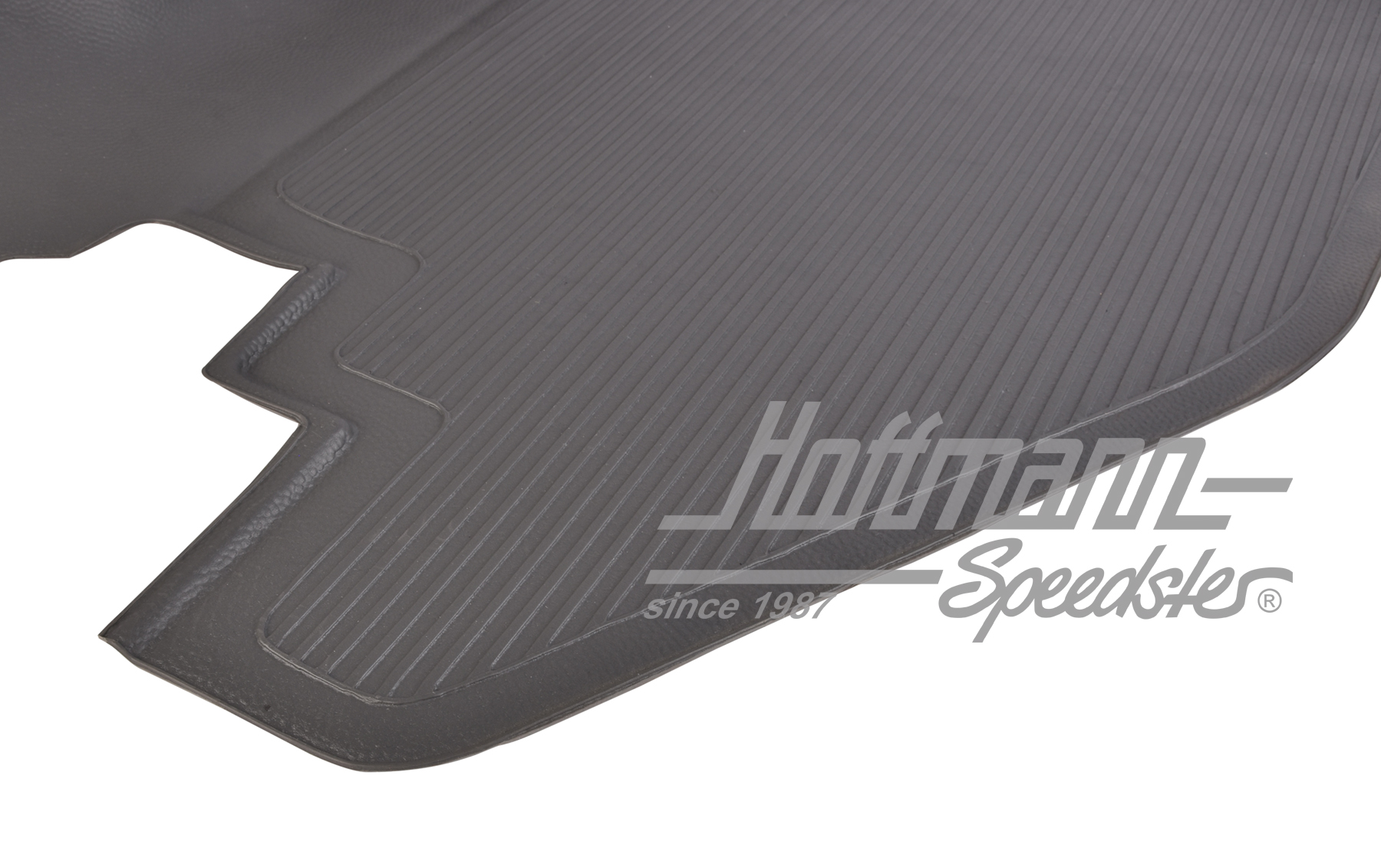 Revêtement caoutchouc, plancher, avant, gris                                                        