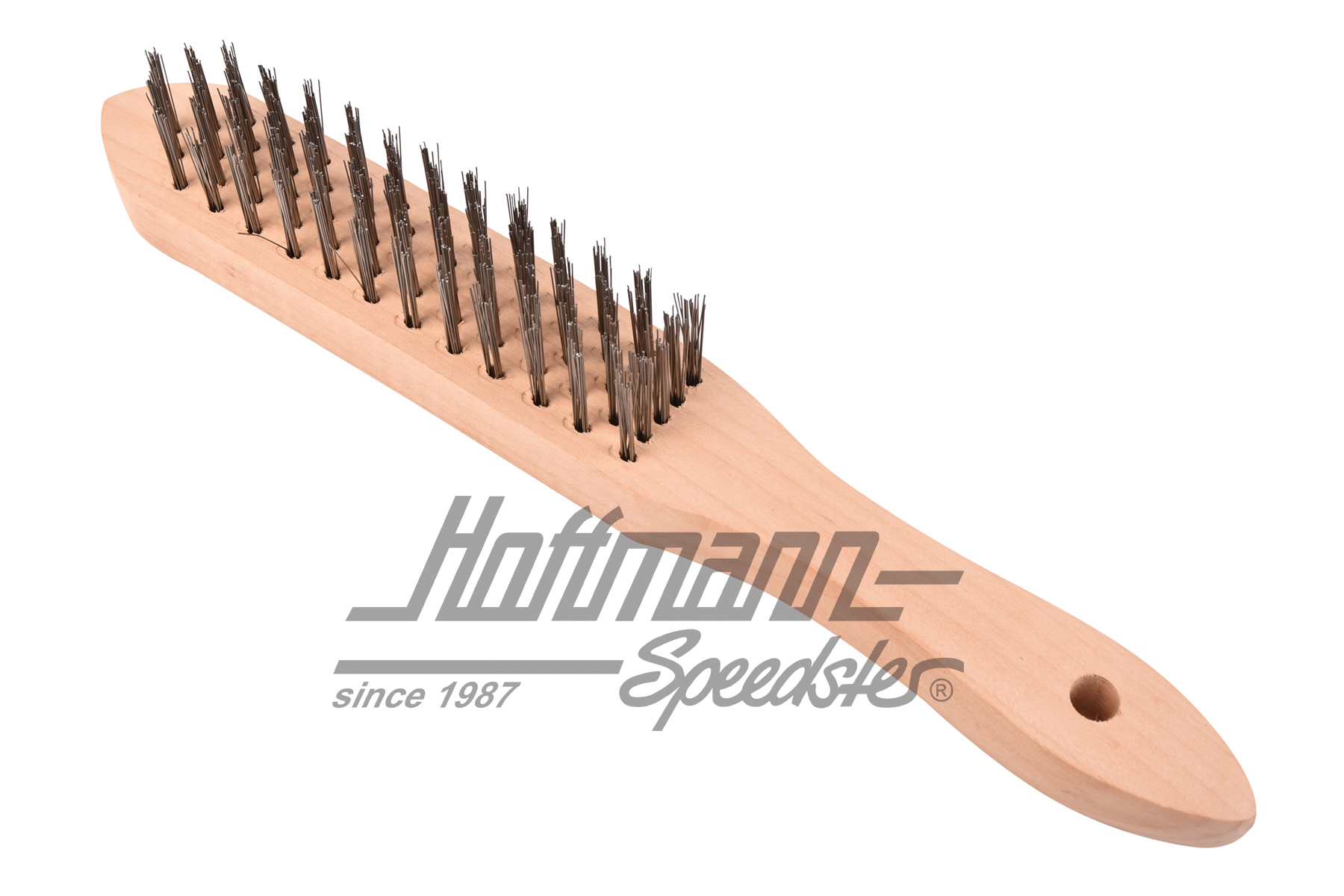 Brosse à main, fil d'acier, 5 rangées |  | 027-0750