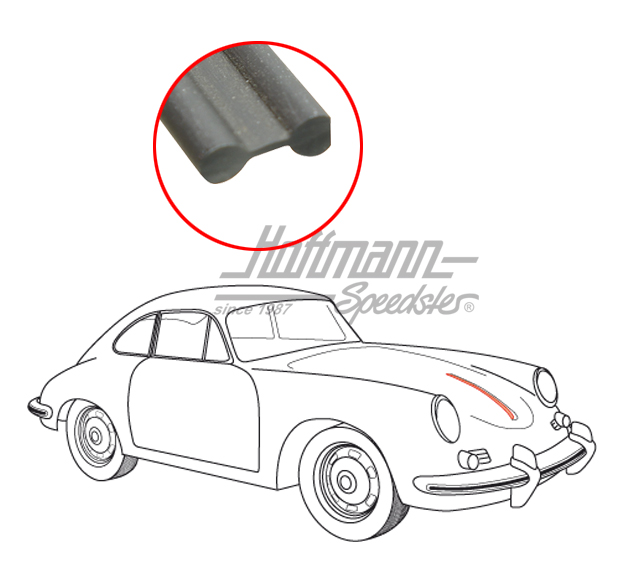 Support (profil), poignée du capot, 356 B/C | 644 559 231 05 | 510-6575-08