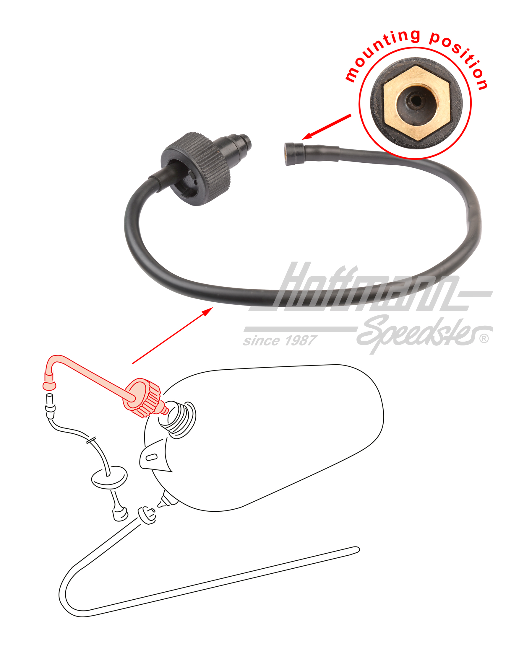 Couvercle, réservoir d'eau de lave-glace, 914/4                                                     