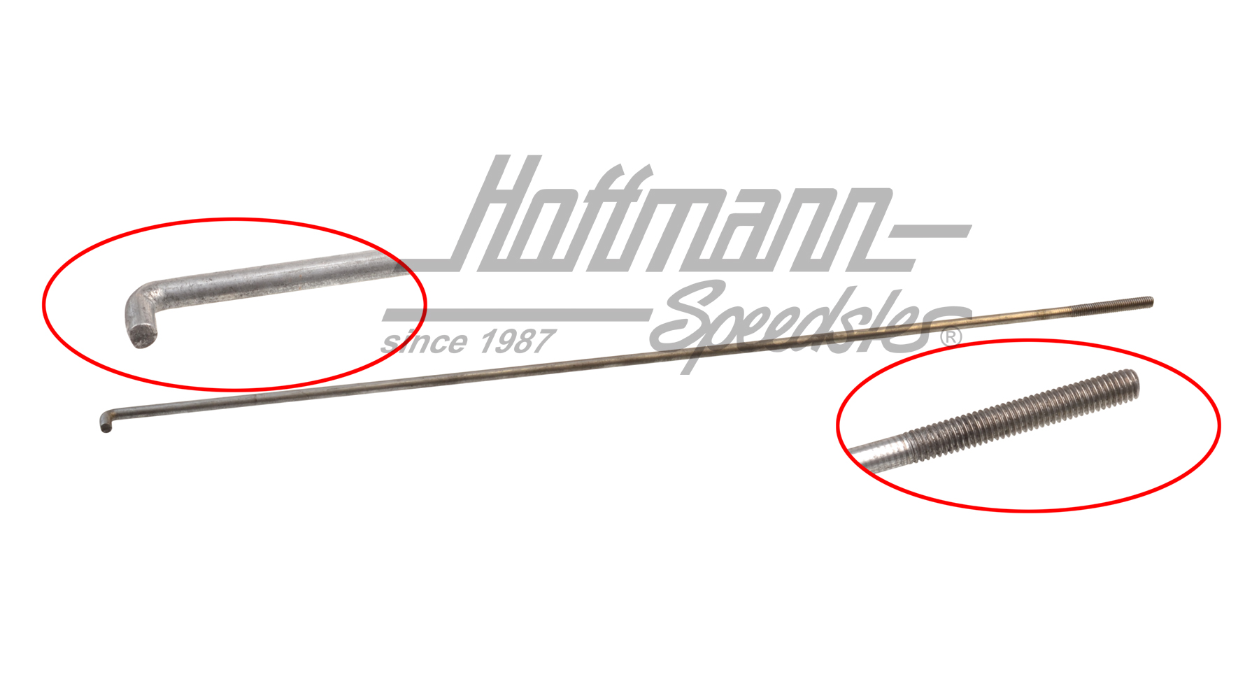 Tirant, serrure de hayon arrière
, Bus T4 | 701 829 217 A | 408-1046-30