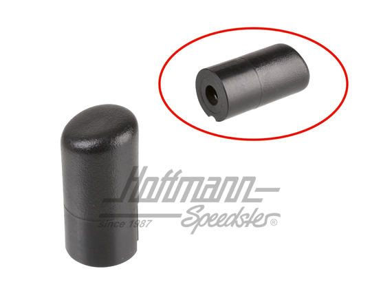 Bouton, levier de frein à main, 964/993, noir                                                       