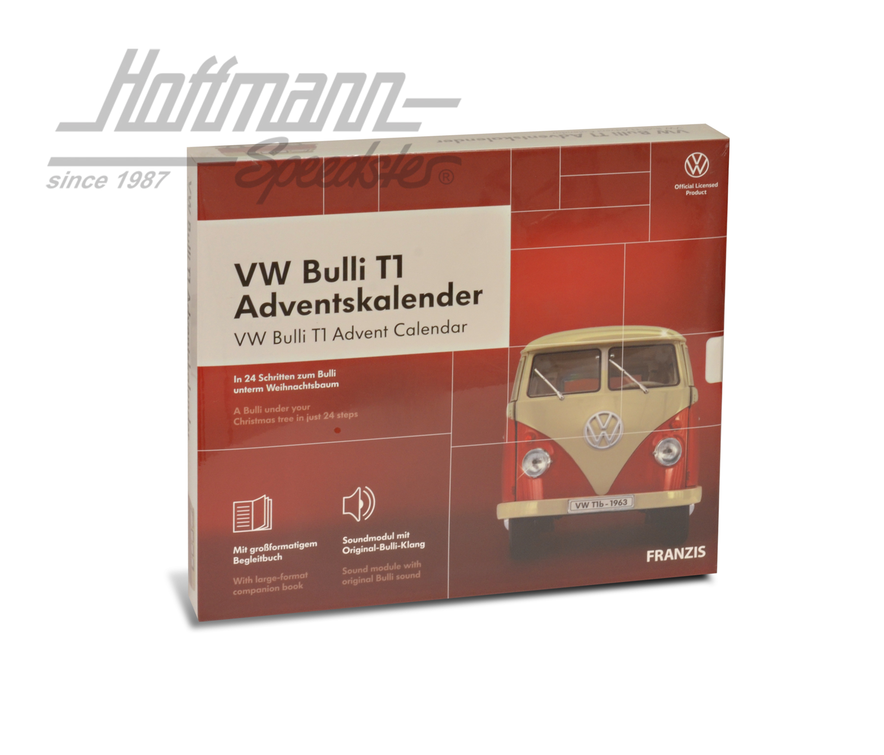 VW Bulli T1 Calendrier de l'Avent, avec Bulli | 40 19631 167111-0 | 046-1210