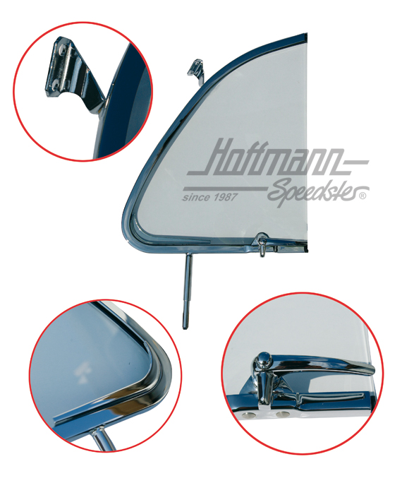 Déflecteur, complet transparent, 55-64, droite | 113 837 606 A | 020-5190-32