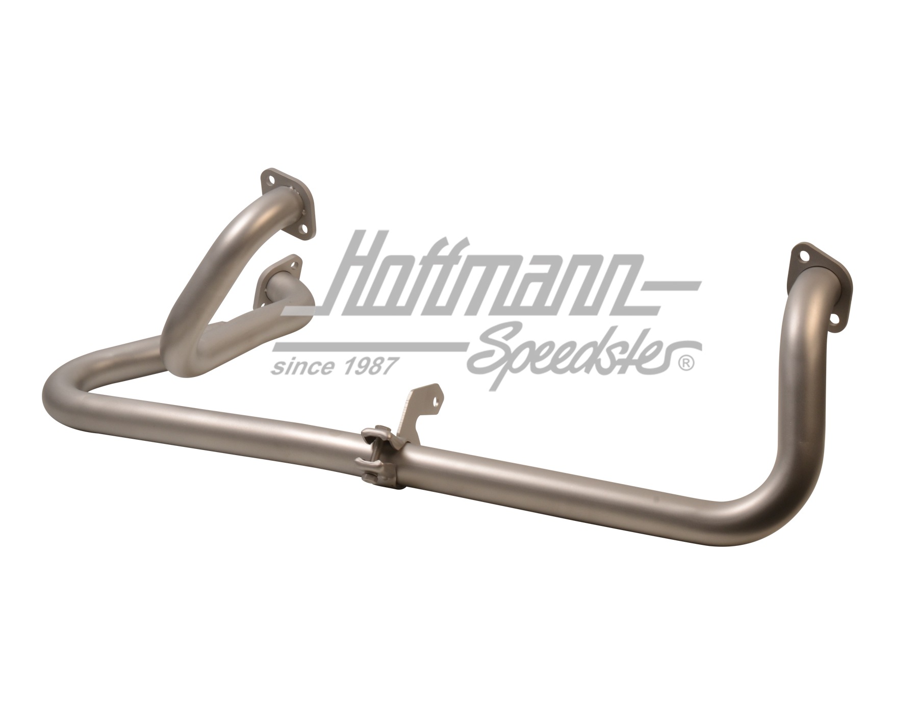 Conduite d'échappement, culasse, arrière, 85-92, inox                                               