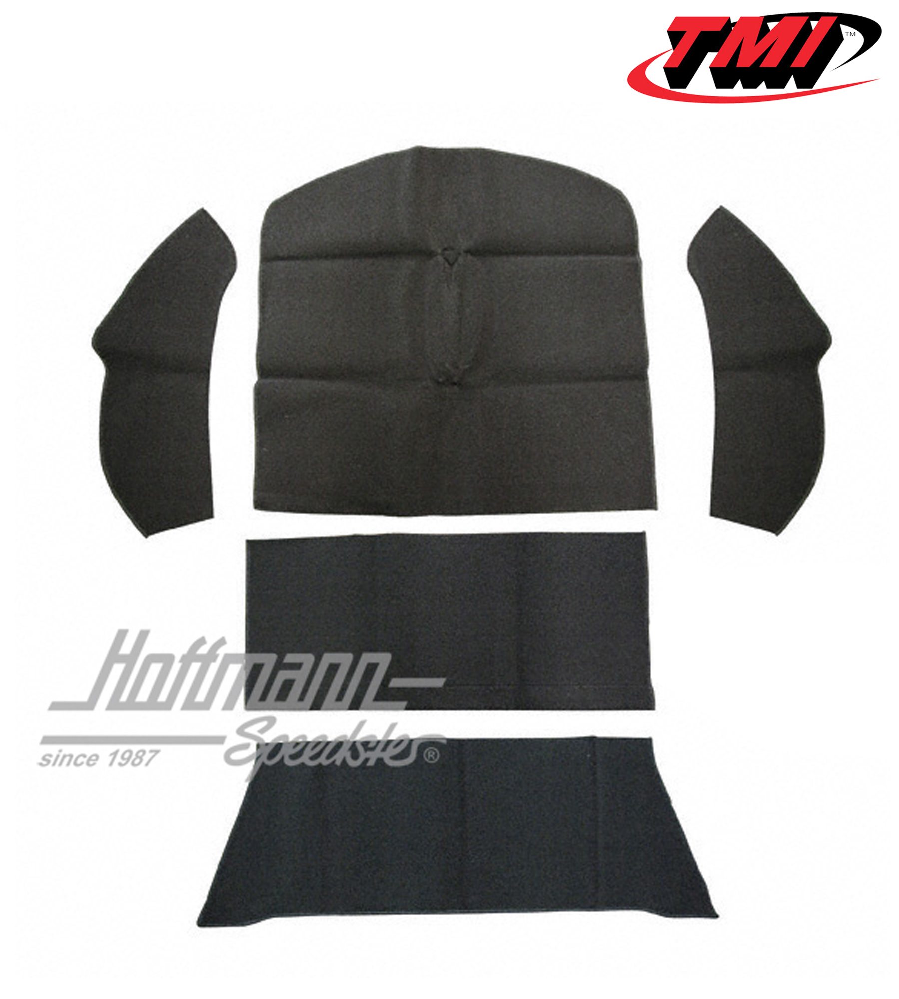 Tapis de coffre arrière, Berline, velour, noir, 8.72- | 34-R1103-801 | 055-7636