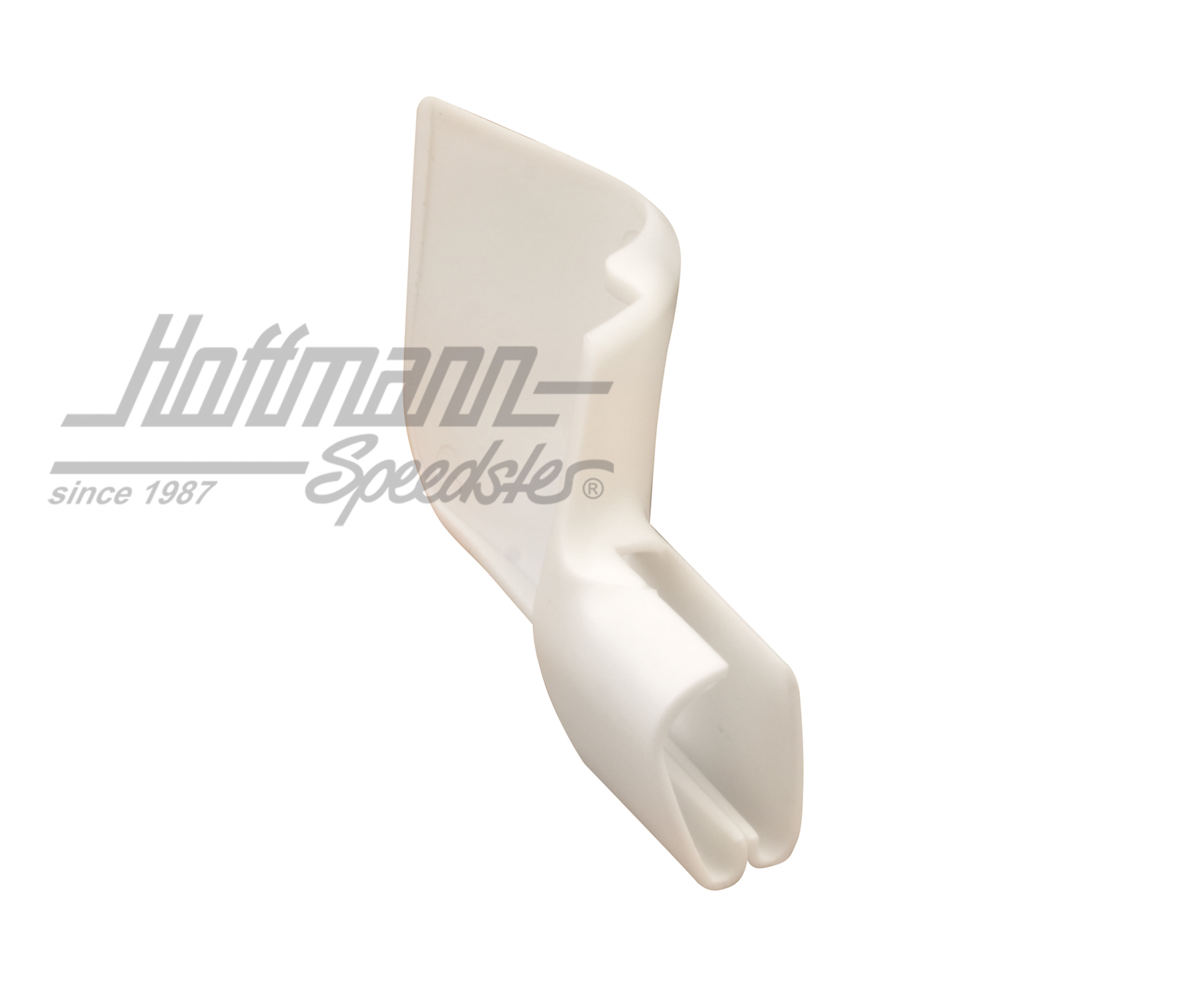 Cache, bourrelet, porte coulissante, droite, blanc                                                  