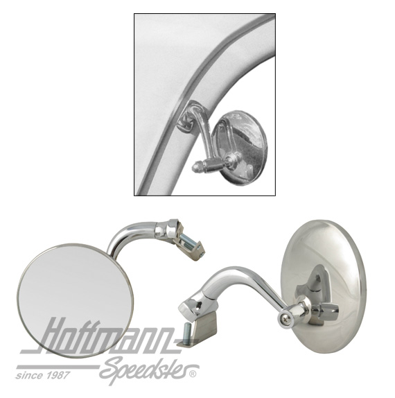 Rétroviseur de serrage "Hot Rod", gauche/droite, 76 mm                                              