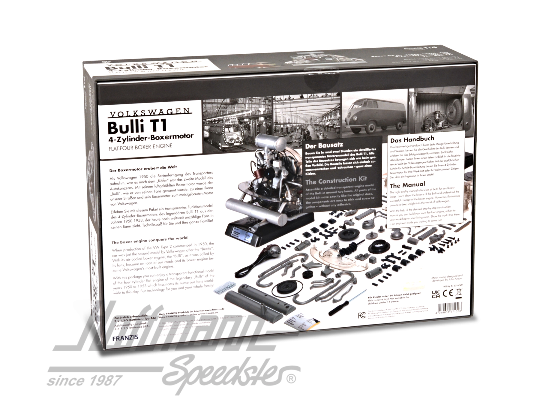 VW Bulli moteur T1, Kit de maquettes                                                                