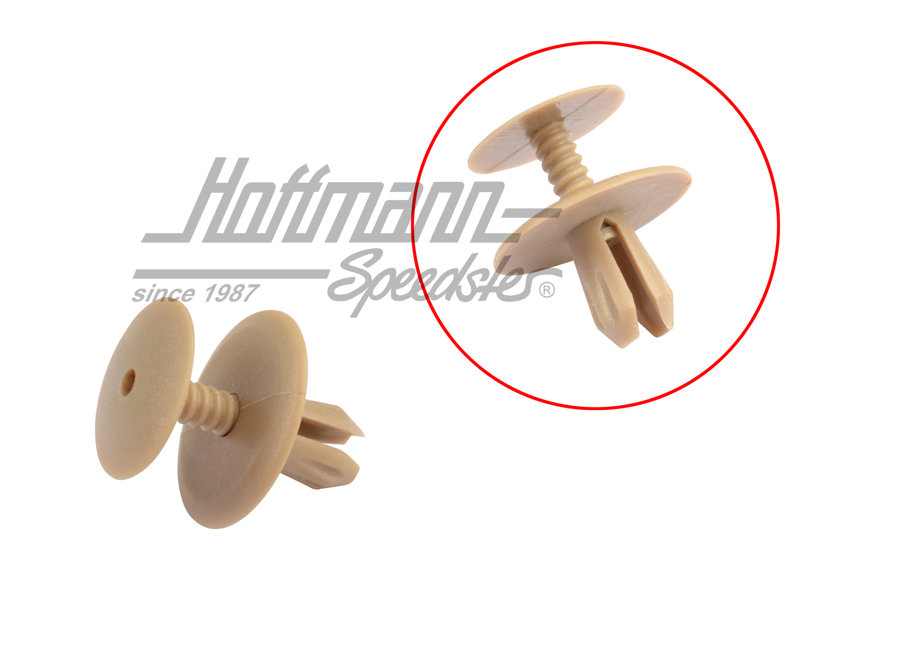 Clip, panneau de porte, Bus T4, 5.95-6.03, beige clair | 701 867 299 E Q70 | 408-2887-08