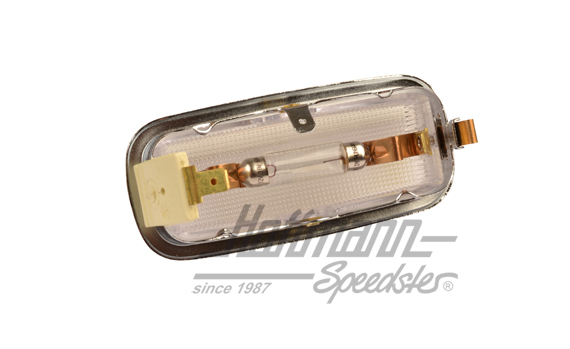 Plafonnier, Porsche 911 Coupé/356 C, en haut, avec bordure chromée                                  