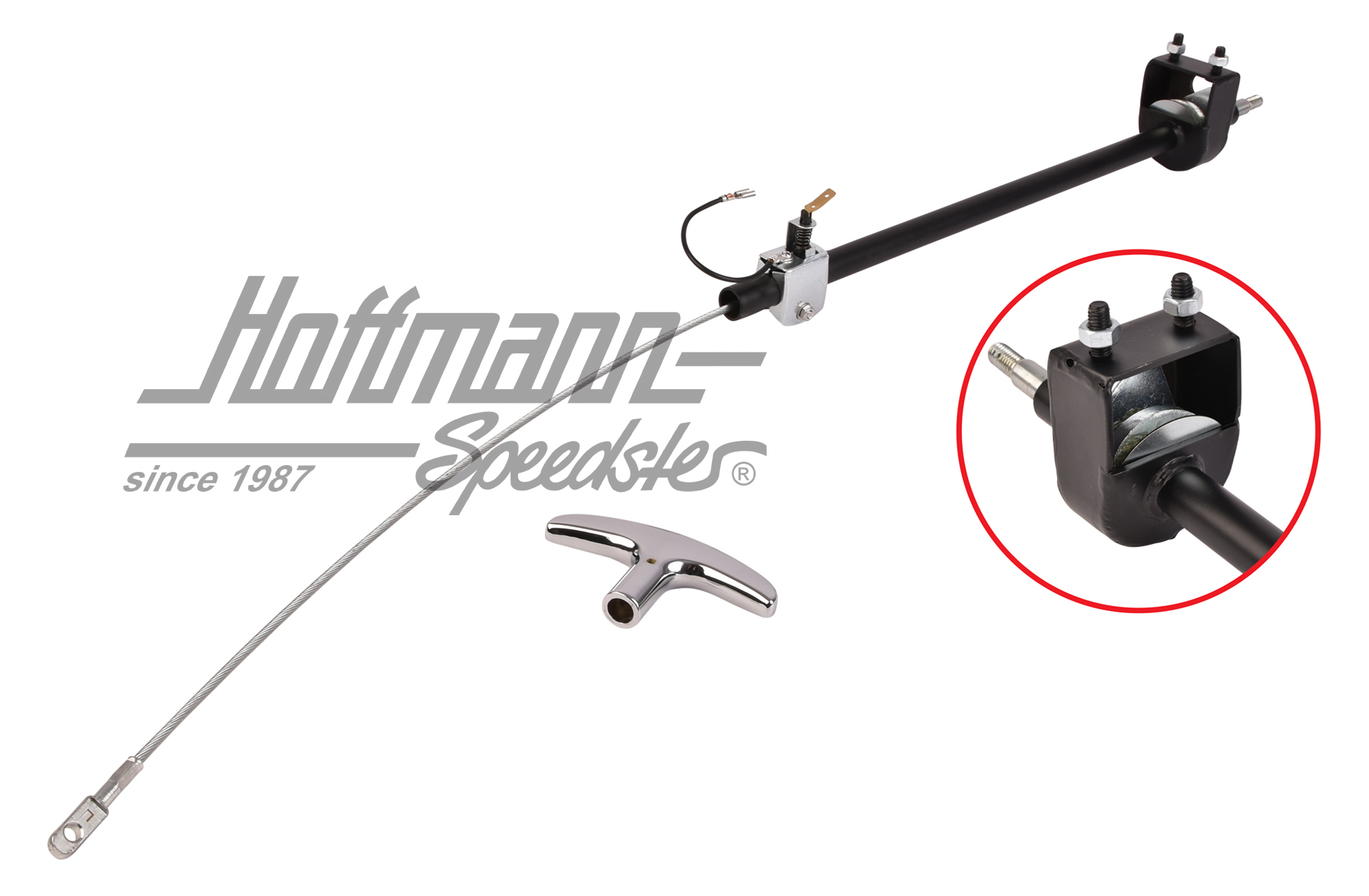 Tube de guidage, câble de frein à main, complet, 356 A/B/C                                          