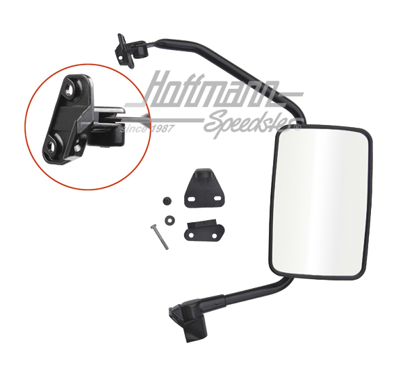 Rétroviseur extérieur, Bus T3, grand, droite | 251 857 514 H | 370-5117-02