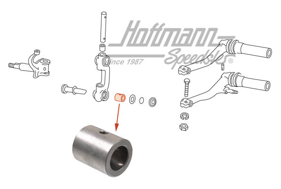 Douille, pivots, -7.65 | 111 405 395 A | 020-2498-10