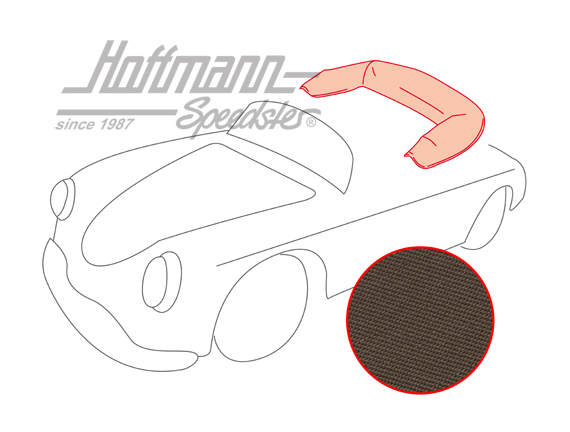 Housse de capote, 58-65, Sonnenland, brun                                                           