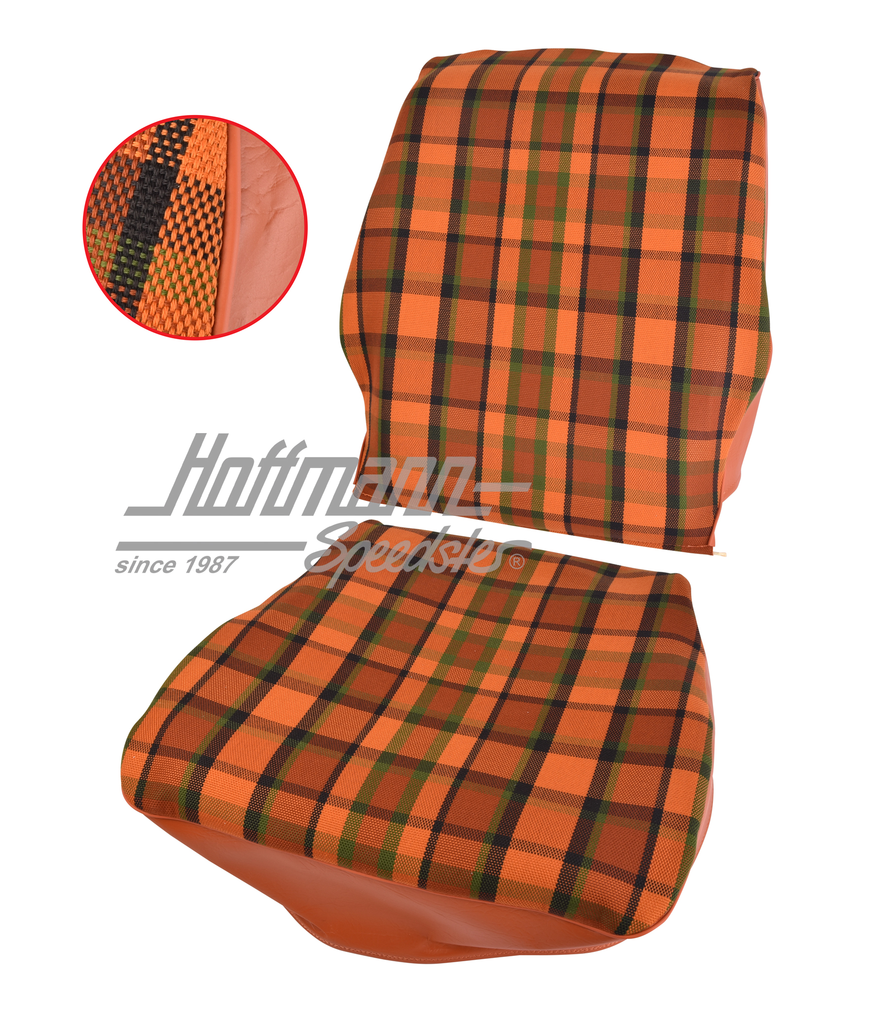 Housse de siège, Westfalia, rouge/orange, 74-79 |  | 098-1272-63