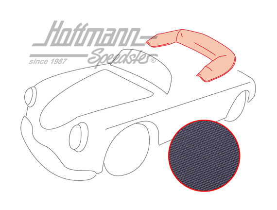 Housse de capote, 58-65, Sonnenland, bleu                                                           