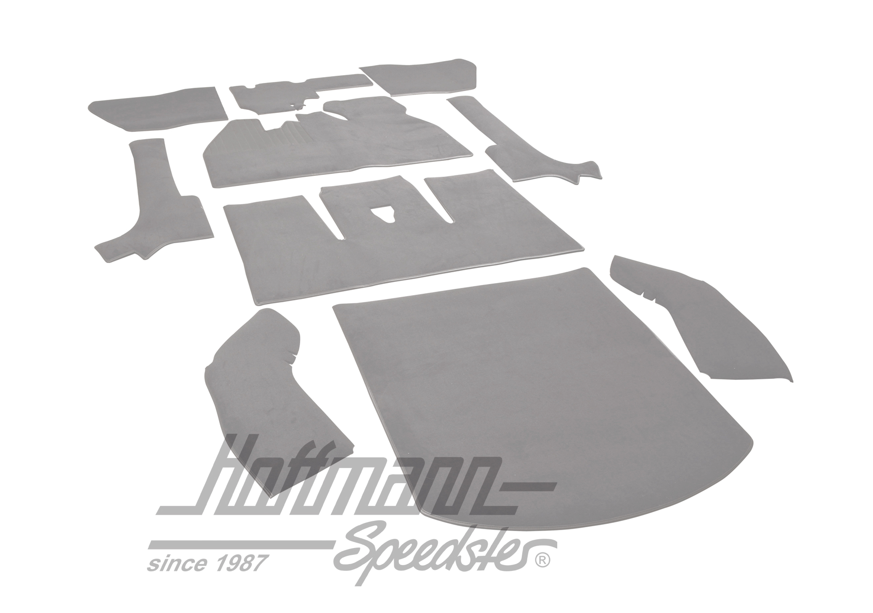 Kit moquettes, Cox Cabriolet, 8.66-7.70, gris                                                       