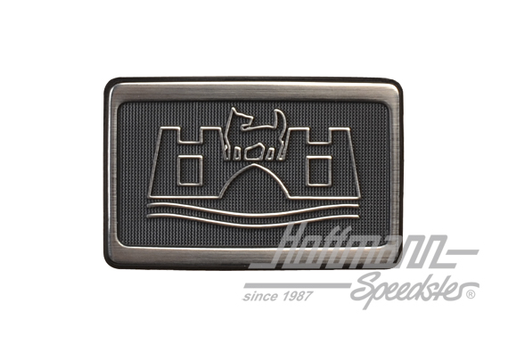 Sigle, Wolfsburg, latéral, Golf 2 | 165 853 688 A GX2 | 208-6523-10