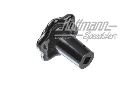 Bouton rotatif de chauffage, 356 A/B, noir                                                          