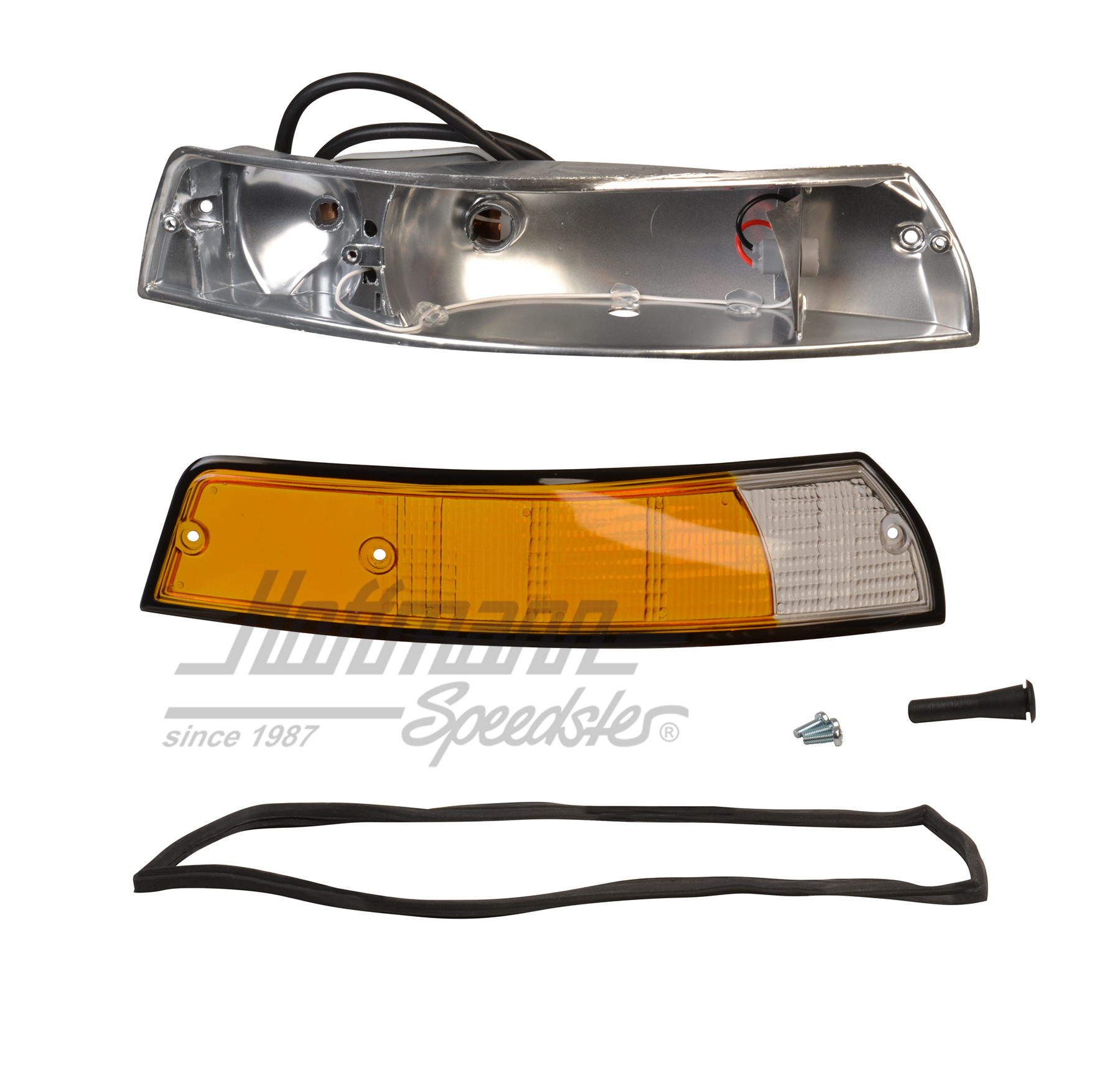 Clignotant, blanc/jaune/noir, droite | 901 631 402 30 | 580-1490-22