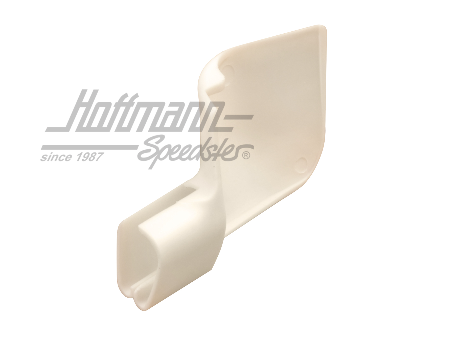 Cache, bourrelet, porte coulissante, gauche, blanc                                                  