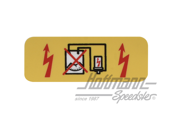 Autocollant "Bobine d'allumage" (ne mesurez pas) | 911 701 200 55 | 580-8055