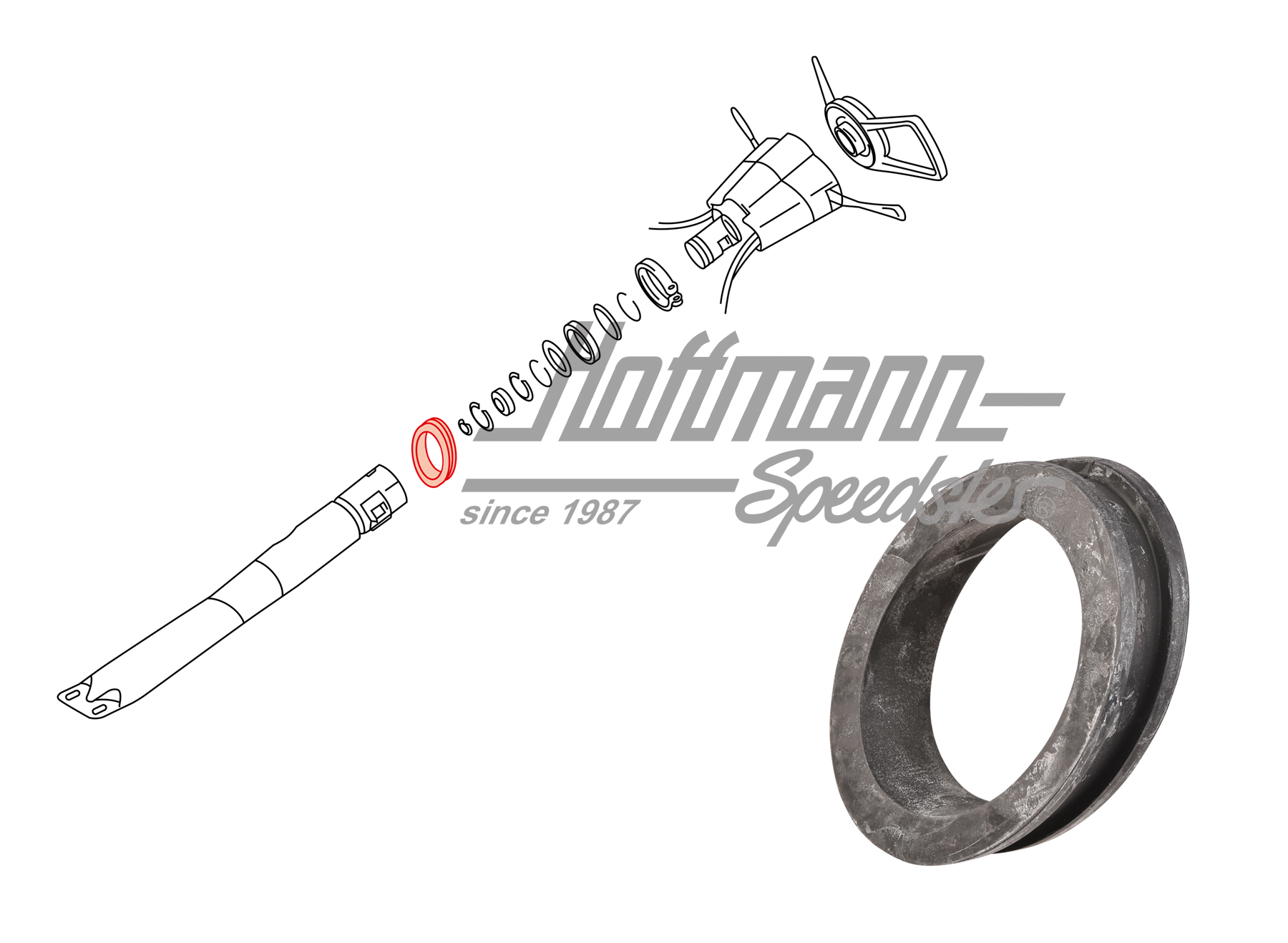 Joint, colonne de direction, 911, 65-67 | 901 347 791 01 | 521-4590-30