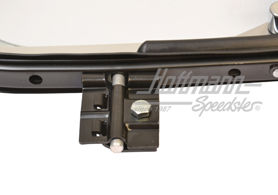 Déflecteur, complet, Bus T2, chromé, droite                                                         