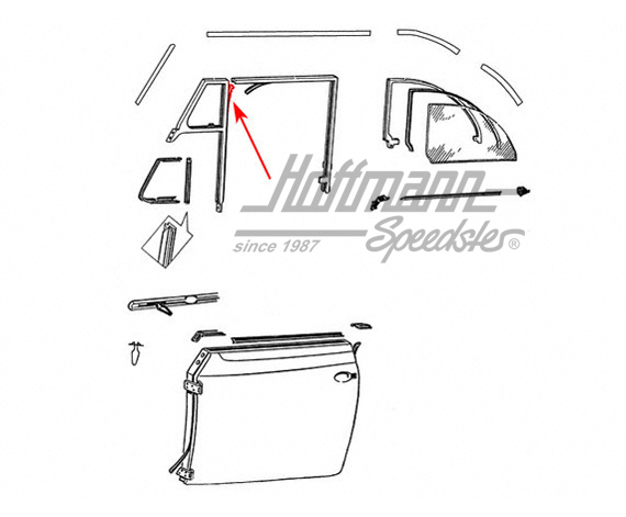 Profil de guidage, déflecteur, -7.64 |  | 020-5062