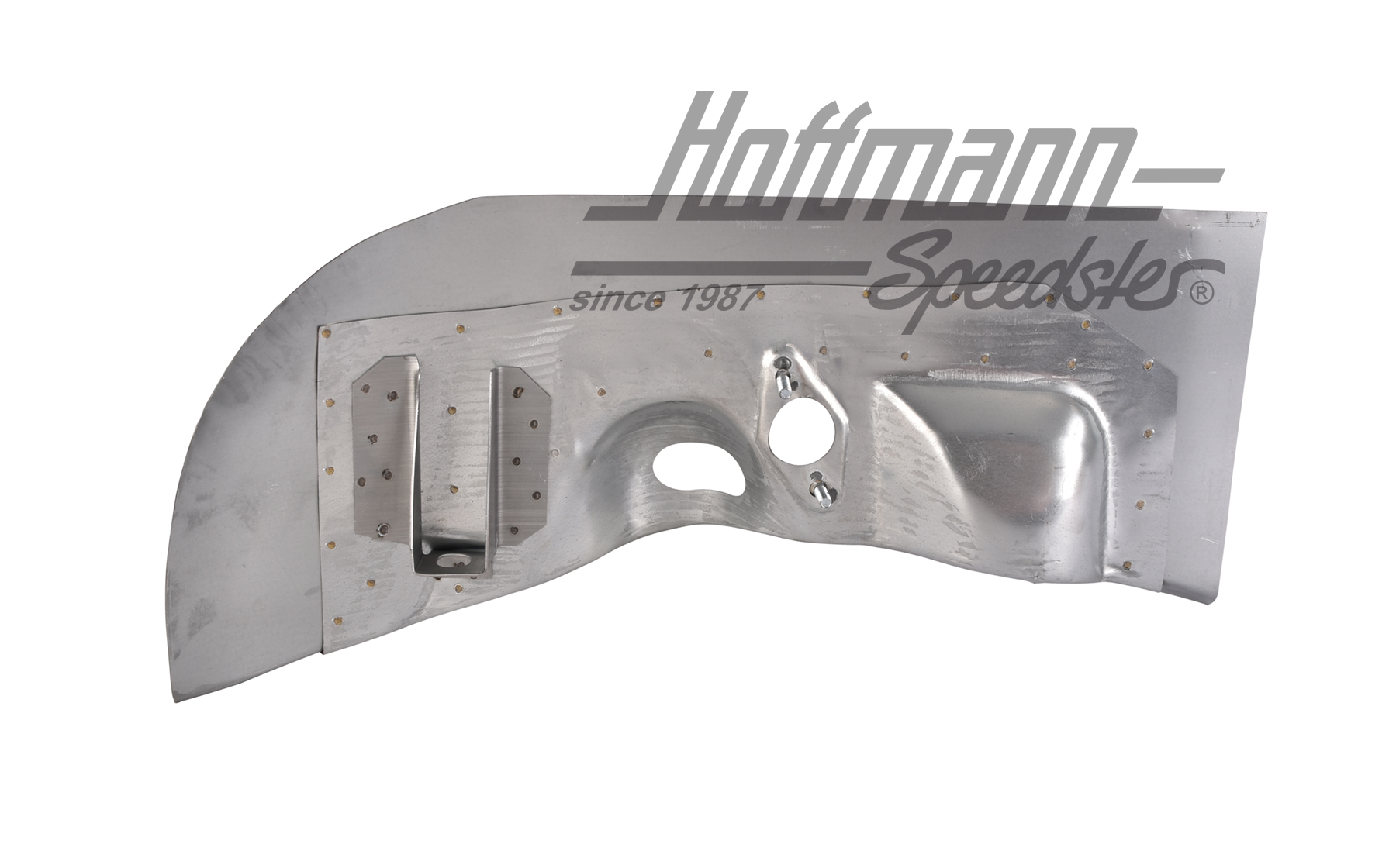 Tôle de passage de roue, avec support de montage, 8.66-, arrière, gauche | 111 809 171 A | 050-1411