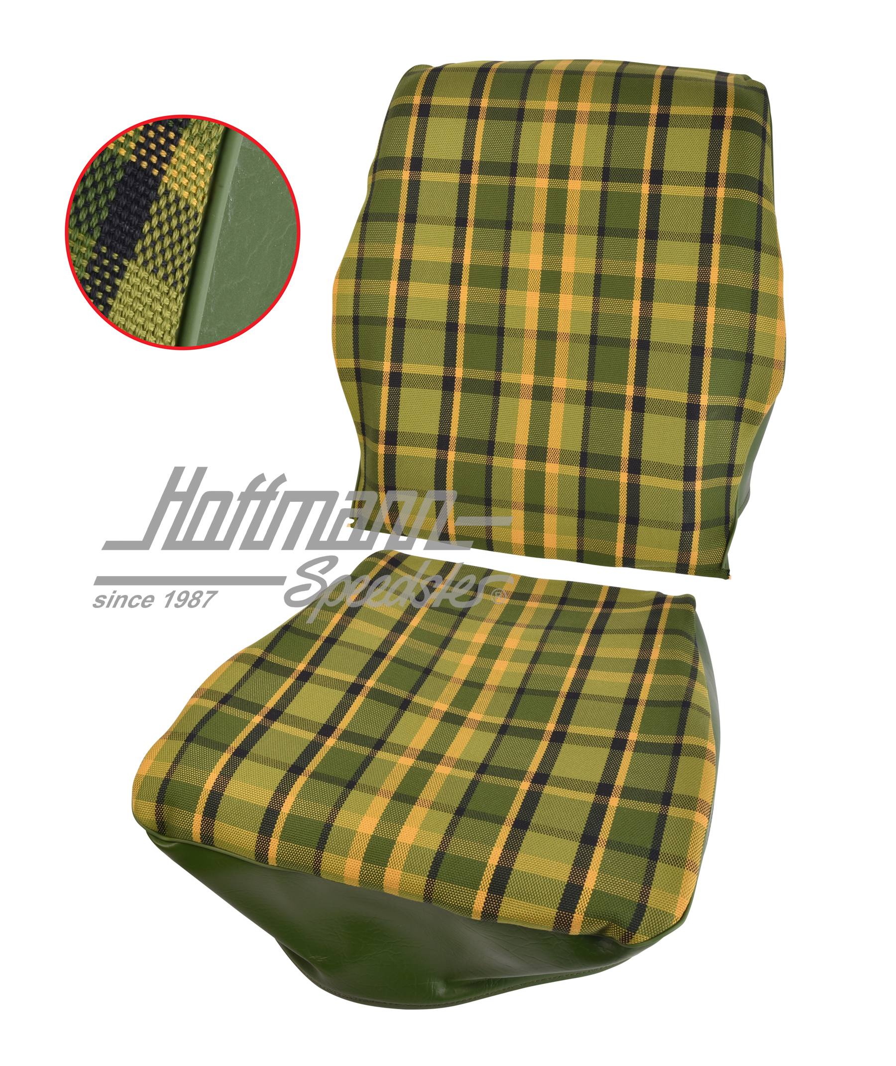 Housse de siège, Westfalia, vert/jaune, 74-79 |  | 098-1272-56