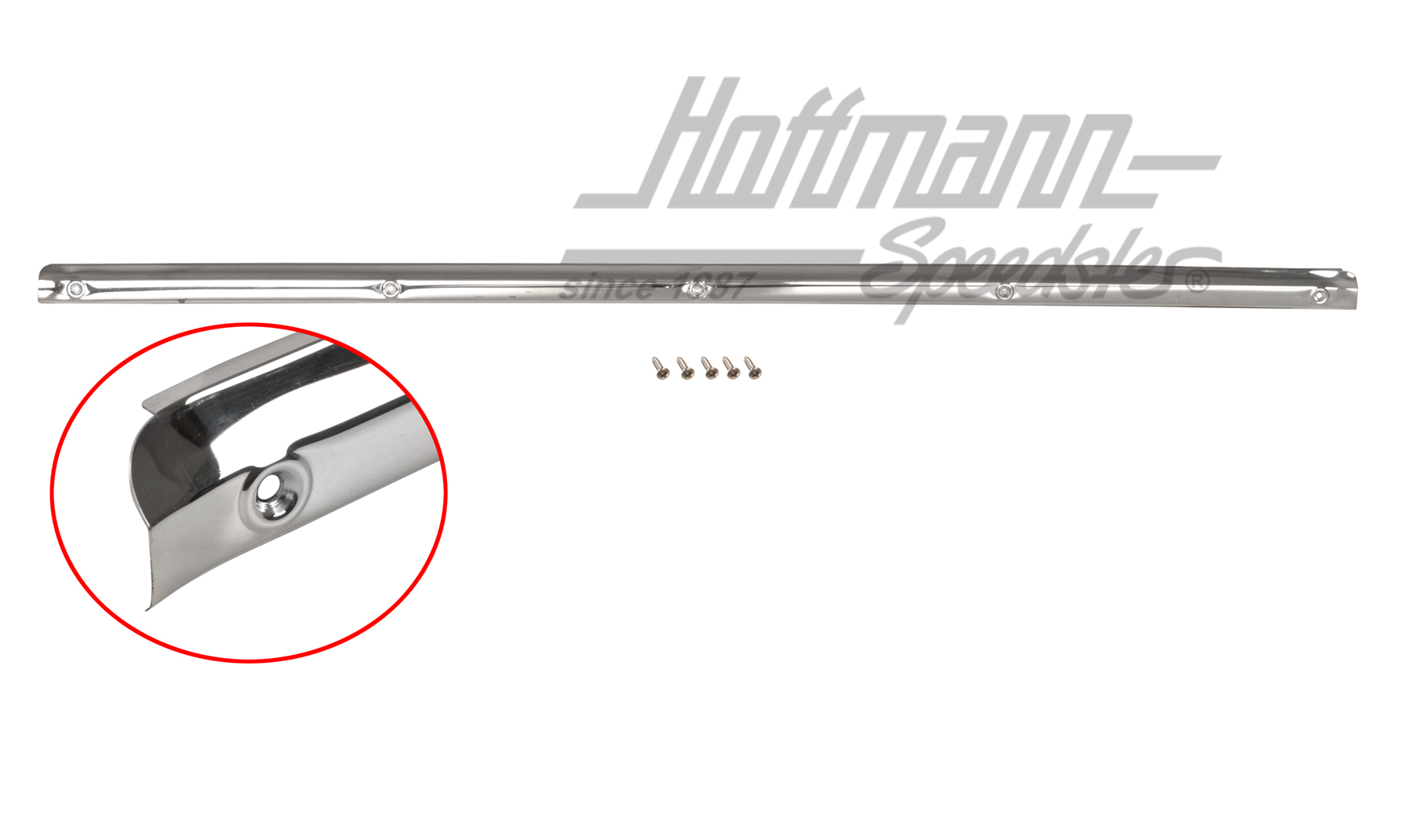 Bande de bas de marche au tapis, 65-67, inox | 901 551 419 00 | 512-0038-10