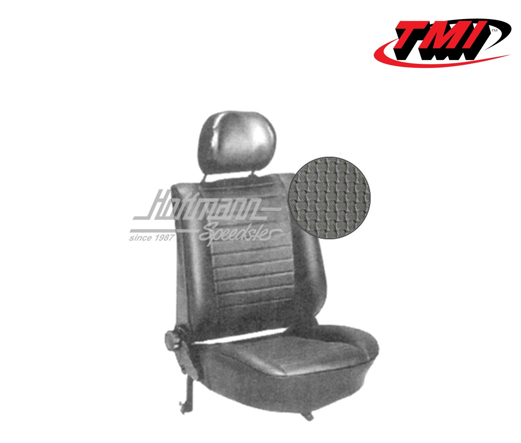 Housses de sièges, Berline, 8.76-, tissu natté, grises | 43-1129-06 | 055-5435